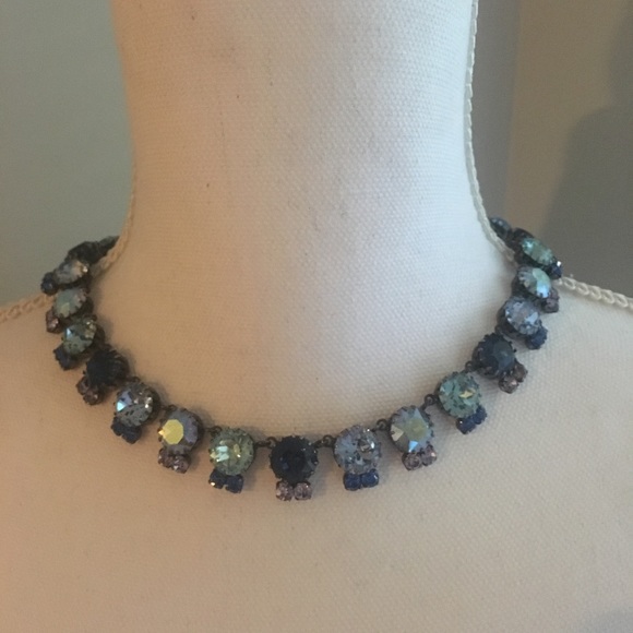 Sapphire and aqua necklace - Picture 2 of 4
